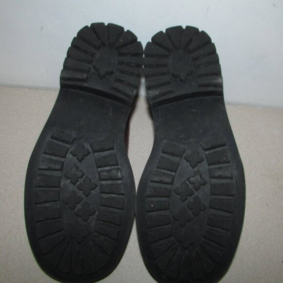 Rugged Terrain Brown Leather Lug Sole Shoes - Picture 6 of 13